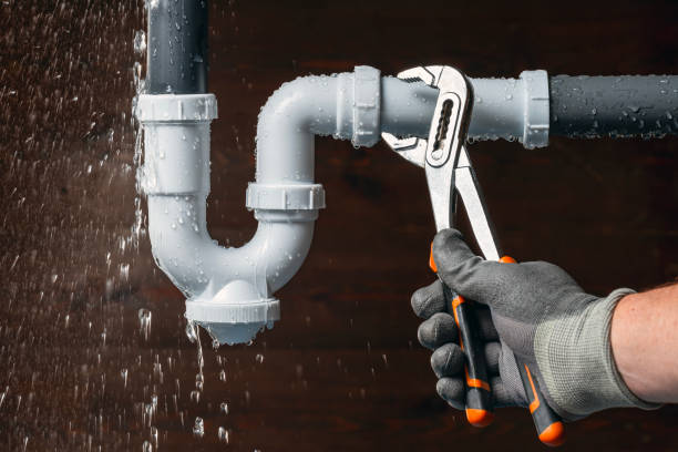 Professional Drain Cleaning technician working in North Beach, MD